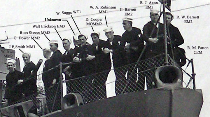 Photo of 1943 USS Spangler visit to Chicago